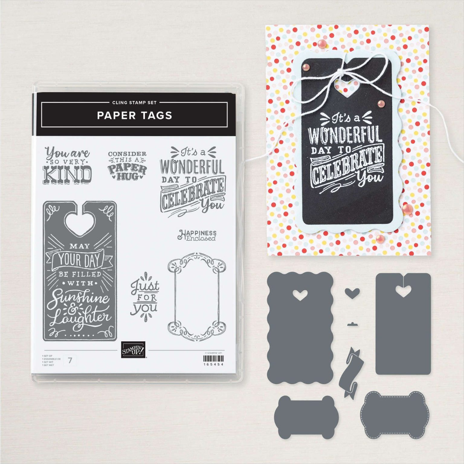 How to Make a Handmade Card with Heat Embossing Using Stampin’ Up Paper ...